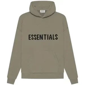 Essentials Knit Hoodie Taupe