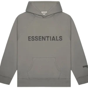 Fear Of God Grey Essentials Hoodie