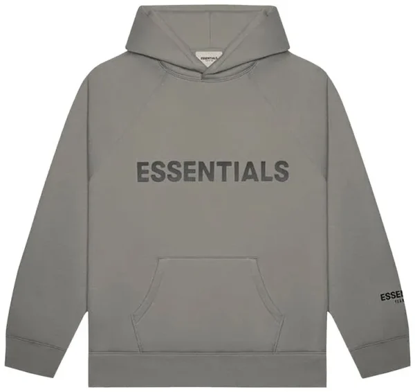 Fear Of God Grey Essentials Hoodie