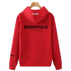 Red Essentials Hoodie