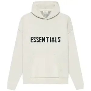 White Essentials Hoodie