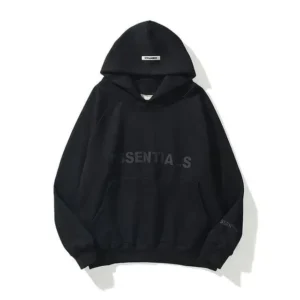 ESSENTIALS Oversize Hoodie Black