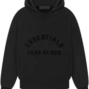 Fear of God Essentials Hoodie Jet Black