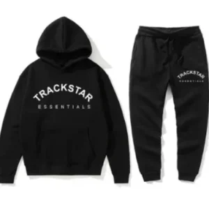 Trackstar Essential Premium Tracksuit – Black