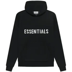 Black Essentials Hoodie