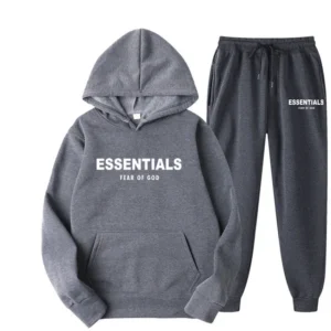 Essentials Hoodie Fear of God Grey TrackSuit