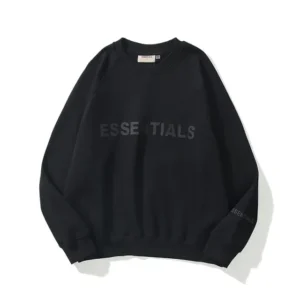 Essentials Black Sweatshirt