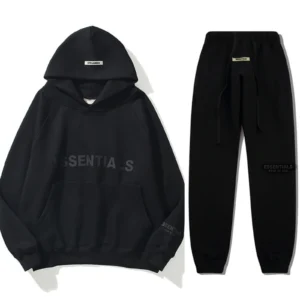 Essentials Black Tracksuit