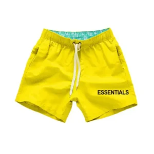 Yellow Fear Of God Essentials Shorts